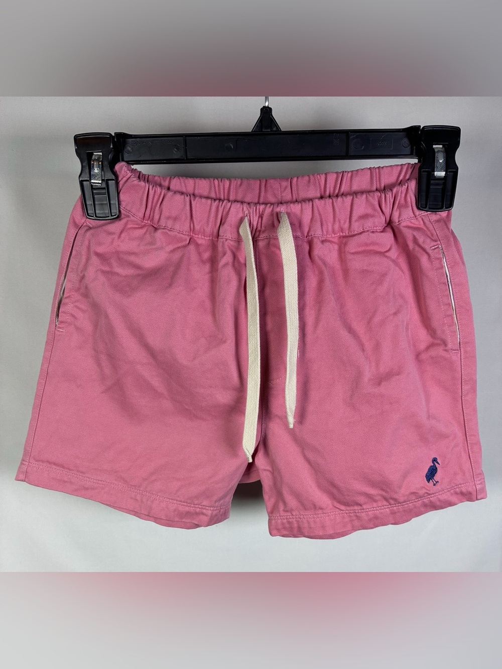 The Beaufort Bonnet Company Boy’s Pink Drawstring Khaki Chino Shorts Size 7